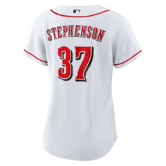 Tyler Stephenson Cincinnati Reds Women's Home Replica Jersey White