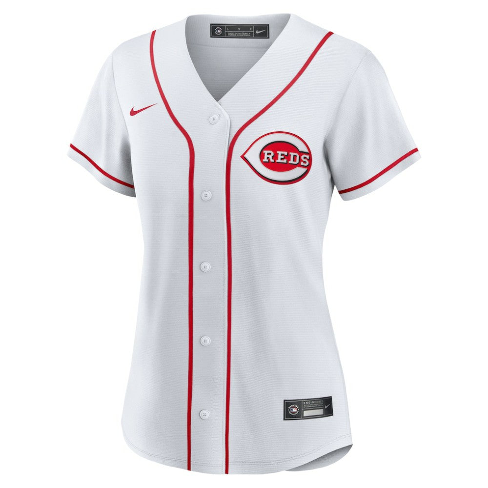 Hunter Greene Cincinnati Reds Women's Home Replica Jersey White