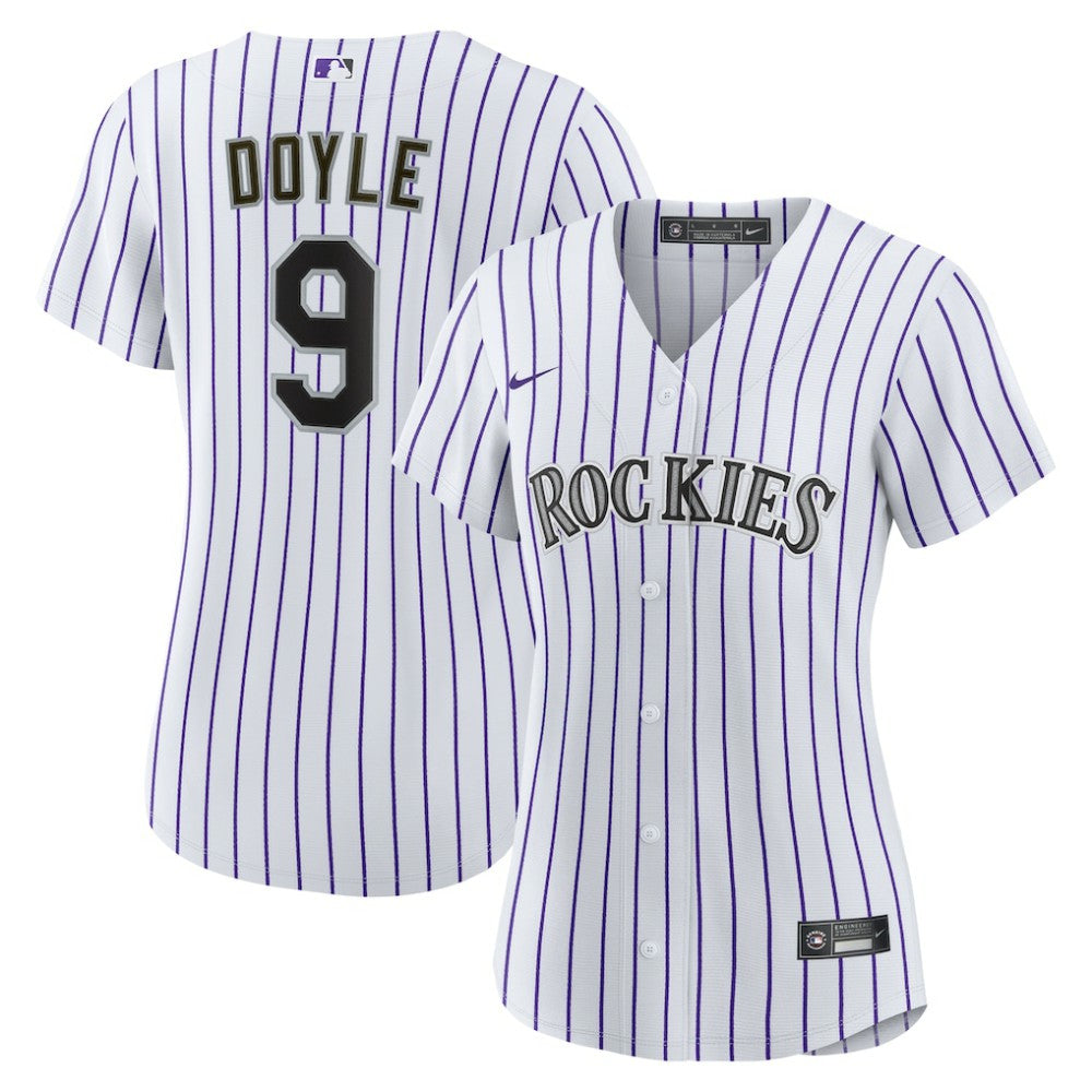 Brenton Doyle Colorado Rockies Women's Home Replica Jersey White