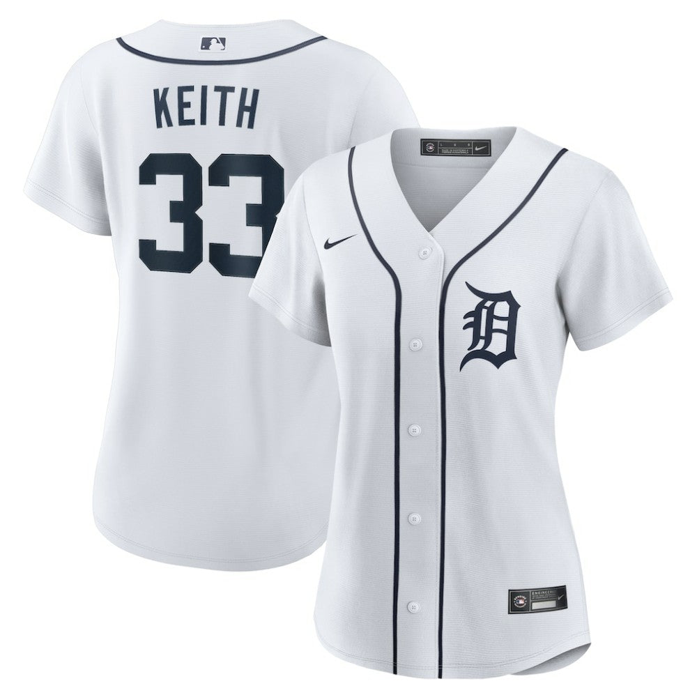 Colt Keith Detroit Tigers Women's Home Replica Jersey White