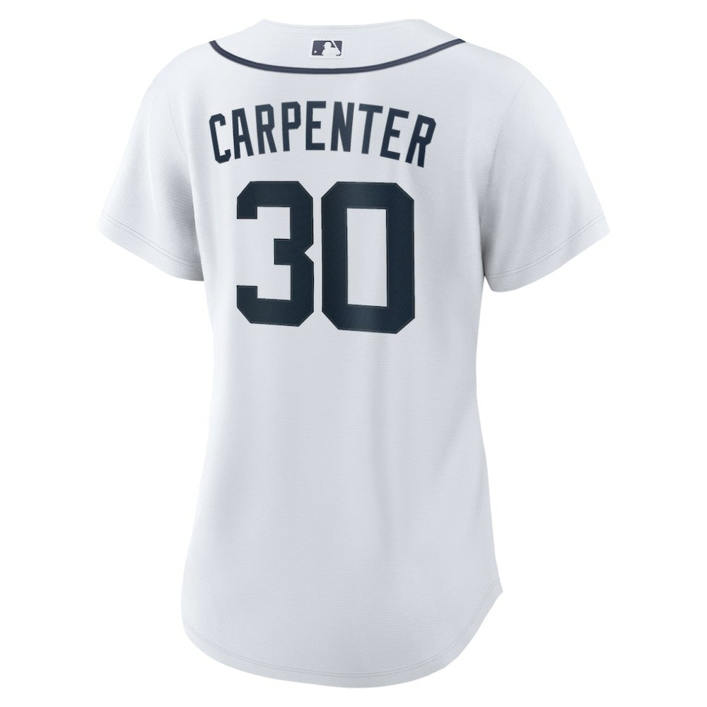 Kerry Carpenter Detroit Tigers Women's Home Replica Jersey White