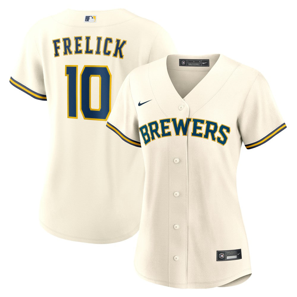 Sal Frelick Milwaukee Brewers Women's Home Replica Jersey Cream