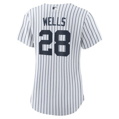 Austin Wells New York Yankees Women's Home Replica Jersey White