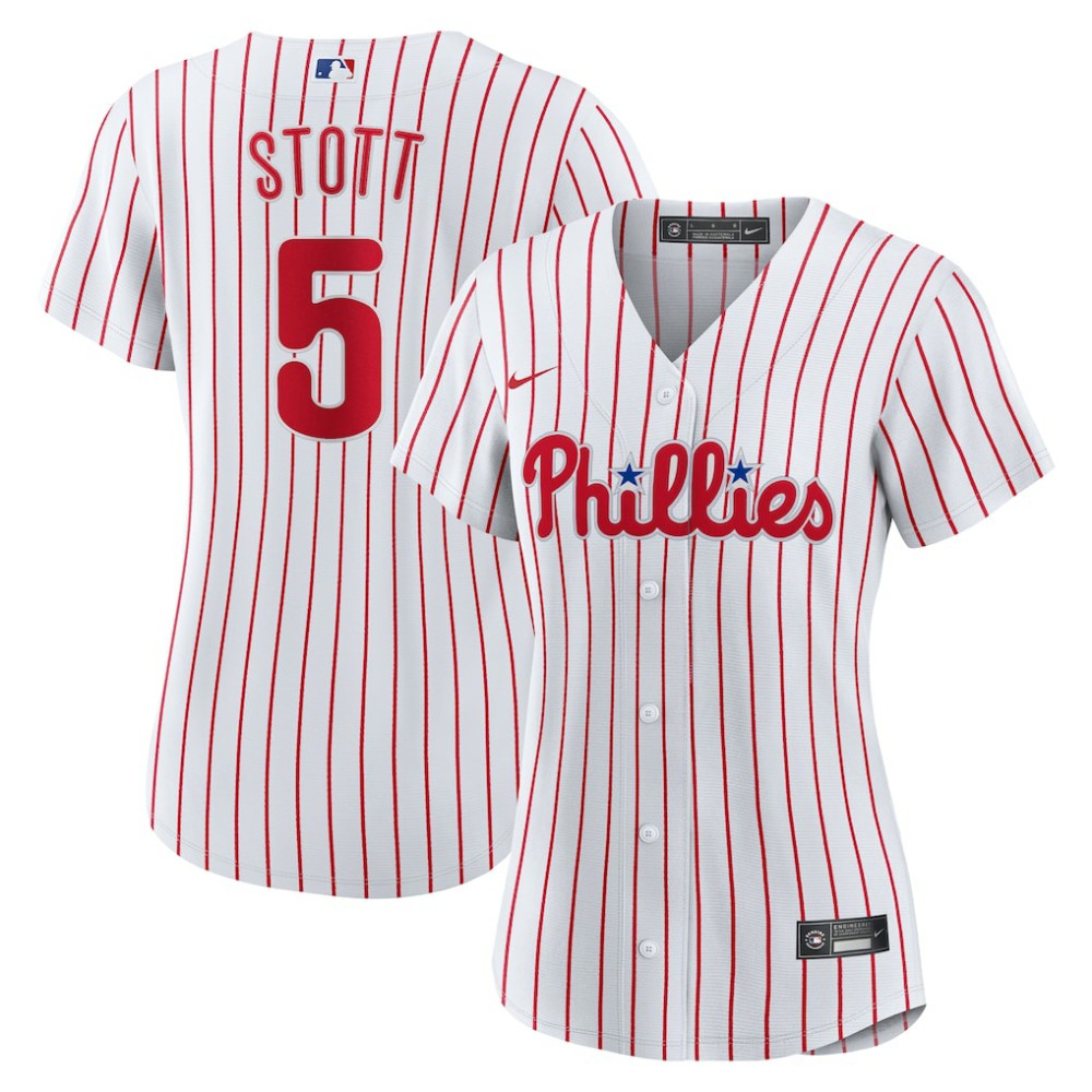 Bryson Stott Philadelphia Phillies Women's Home Replica Jersey White
