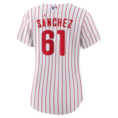 Cristopher Sanchez Philadelphia Phillies Women's Home Replica Jersey White