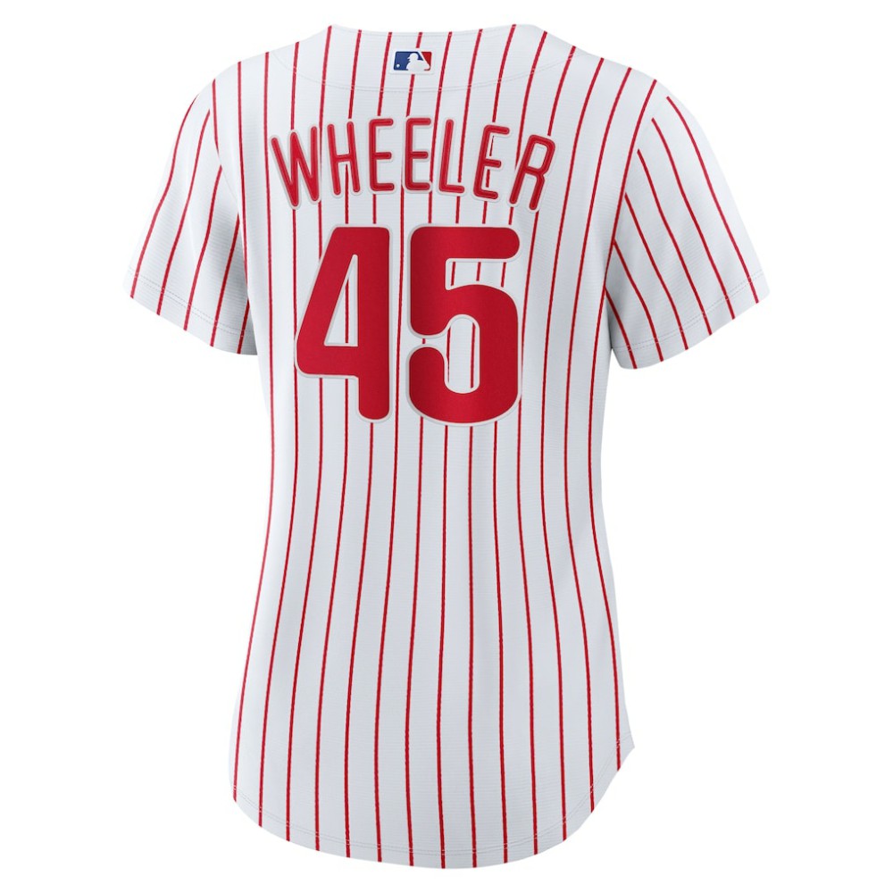 Zack Wheeler Philadelphia Phillies Women's Home Replica Jersey White