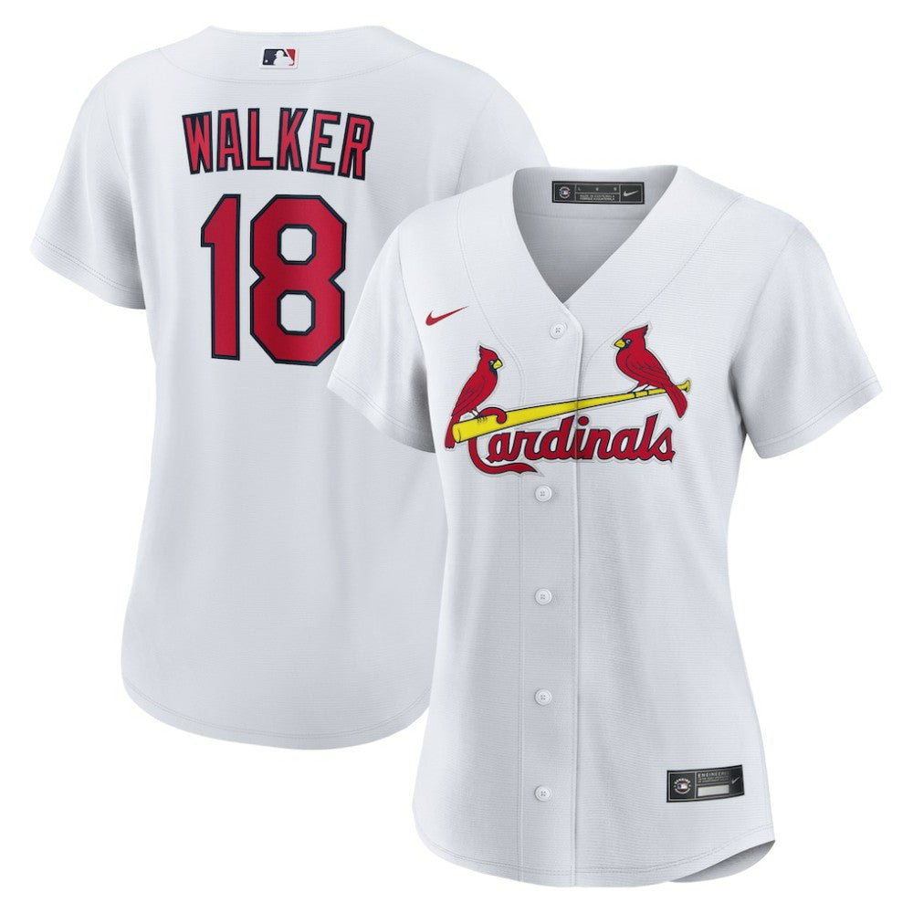 Jordan Walker St. Louis Cardinals Women's Home Replica Jersey White