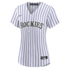 Ezequiel Tovar Colorado Rockies Women's Home Replica Jersey White