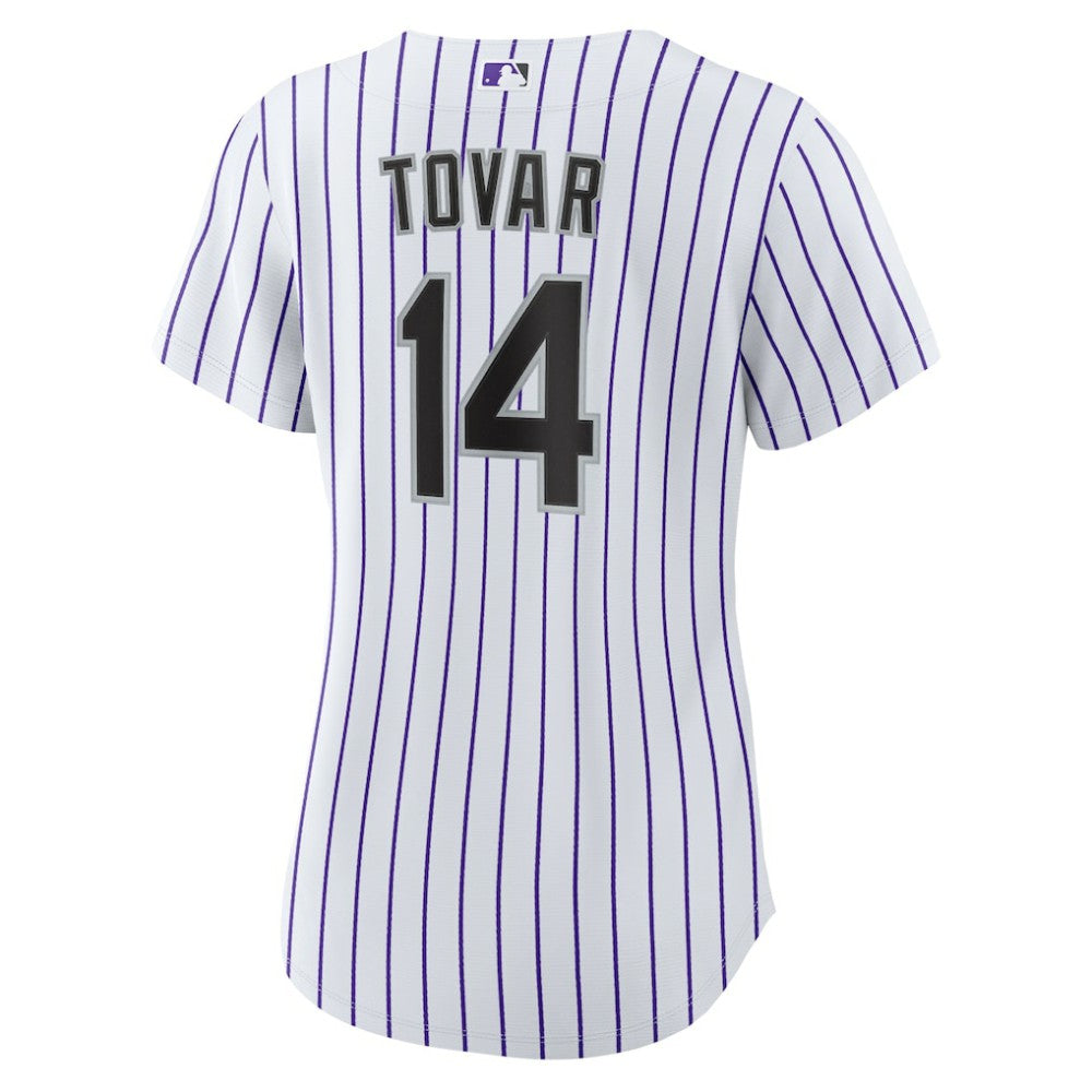Ezequiel Tovar Colorado Rockies Women's Home Replica Jersey White