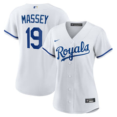 Michael Massey Kansas City Royals Women's Home Replica Jersey White