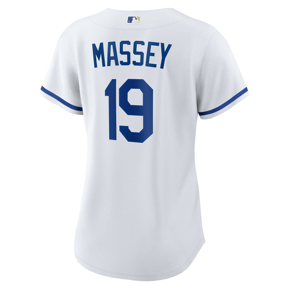 Michael Massey Kansas City Royals Women's Home Replica Jersey White