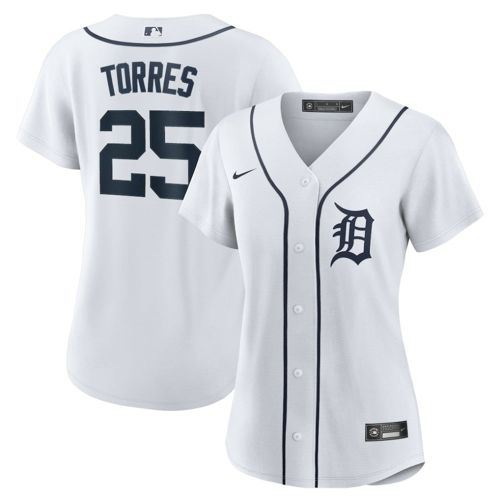 Gleyber Torres Detroit Tigers Women's Home Replica Jersey White