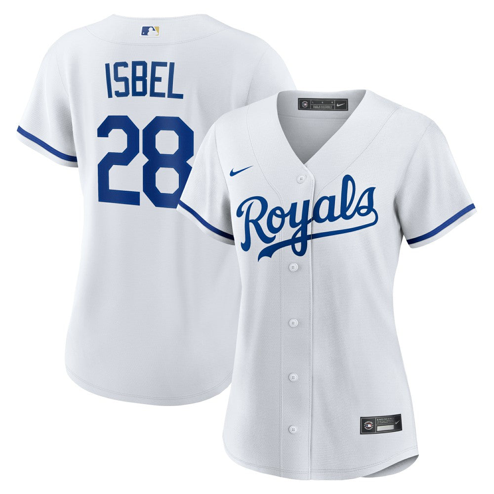 Kyle Isbel Kansas City Royals Women's Home Replica Jersey White