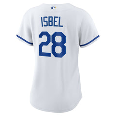 Kyle Isbel Kansas City Royals Women's Home Replica Jersey White