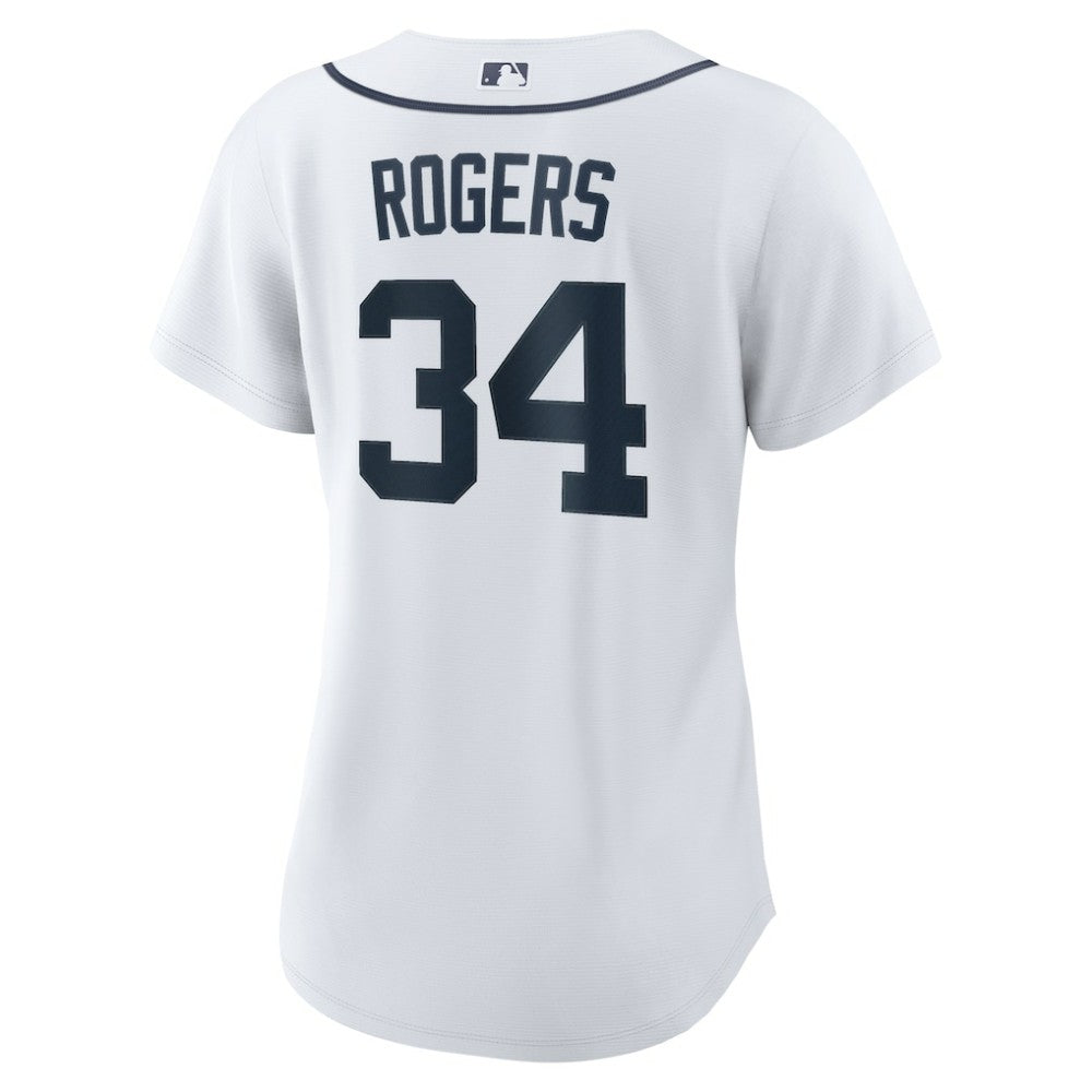 Jake Rogers Detroit Tigers Women's Home Replica Jersey White