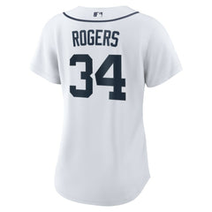 Jake Rogers Detroit Tigers Women's Home Replica Jersey White
