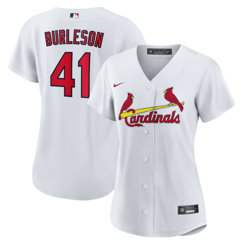 Alec Burleson St. Louis Cardinals Women's Home Replica Jersey White