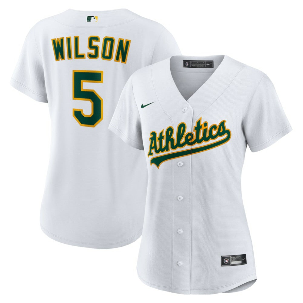 Jacob Wilson Athletics Women's Home Replica Jersey White