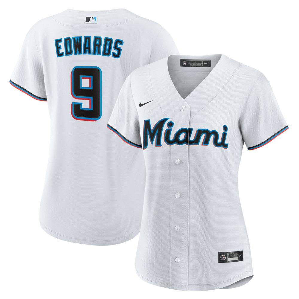 Xavier Edwards Miami Marlins Women's Home Replica Jersey White