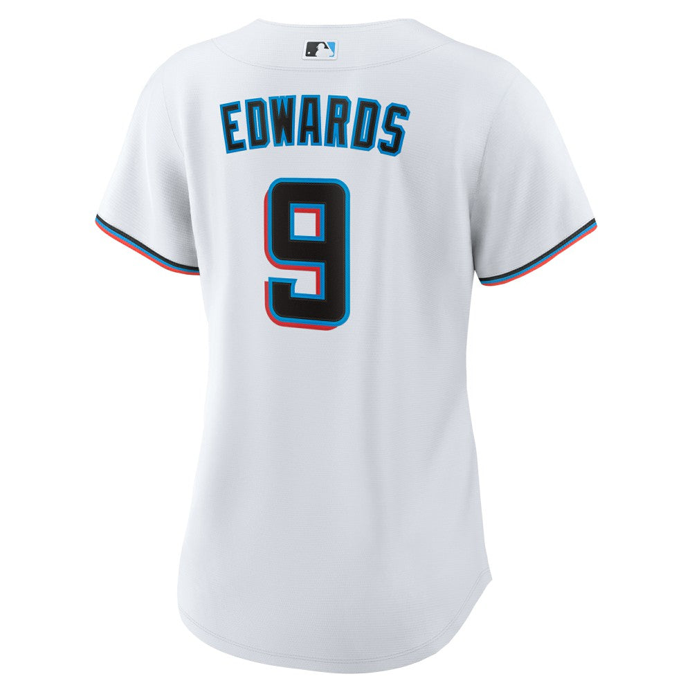 Xavier Edwards Miami Marlins Women's Home Replica Jersey White