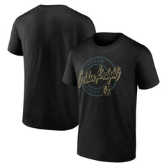 Vegas Golden Knights Color Block Puck T-Shirt - Black T-shirts
