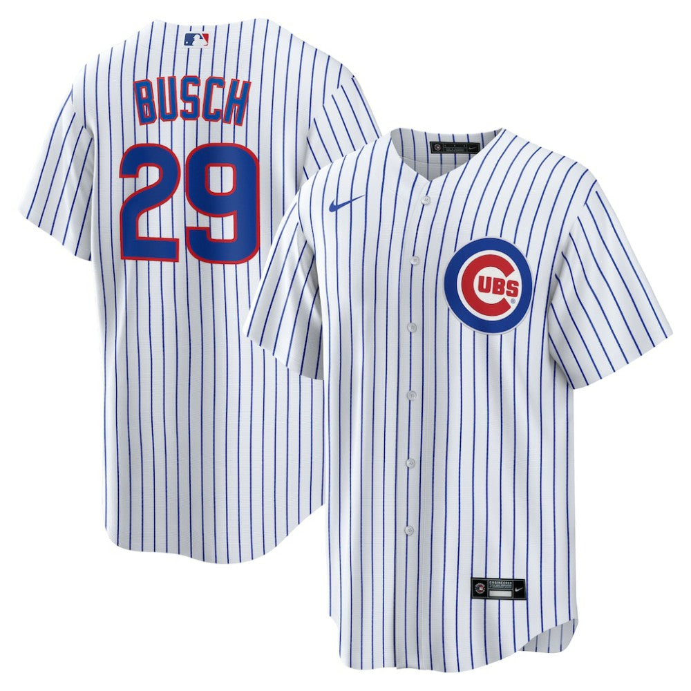 Michael Busch Chicago Cubs Home Replica Jersey White