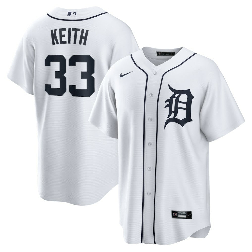 Colt Keith Detroit Tigers Home Replica Jersey White