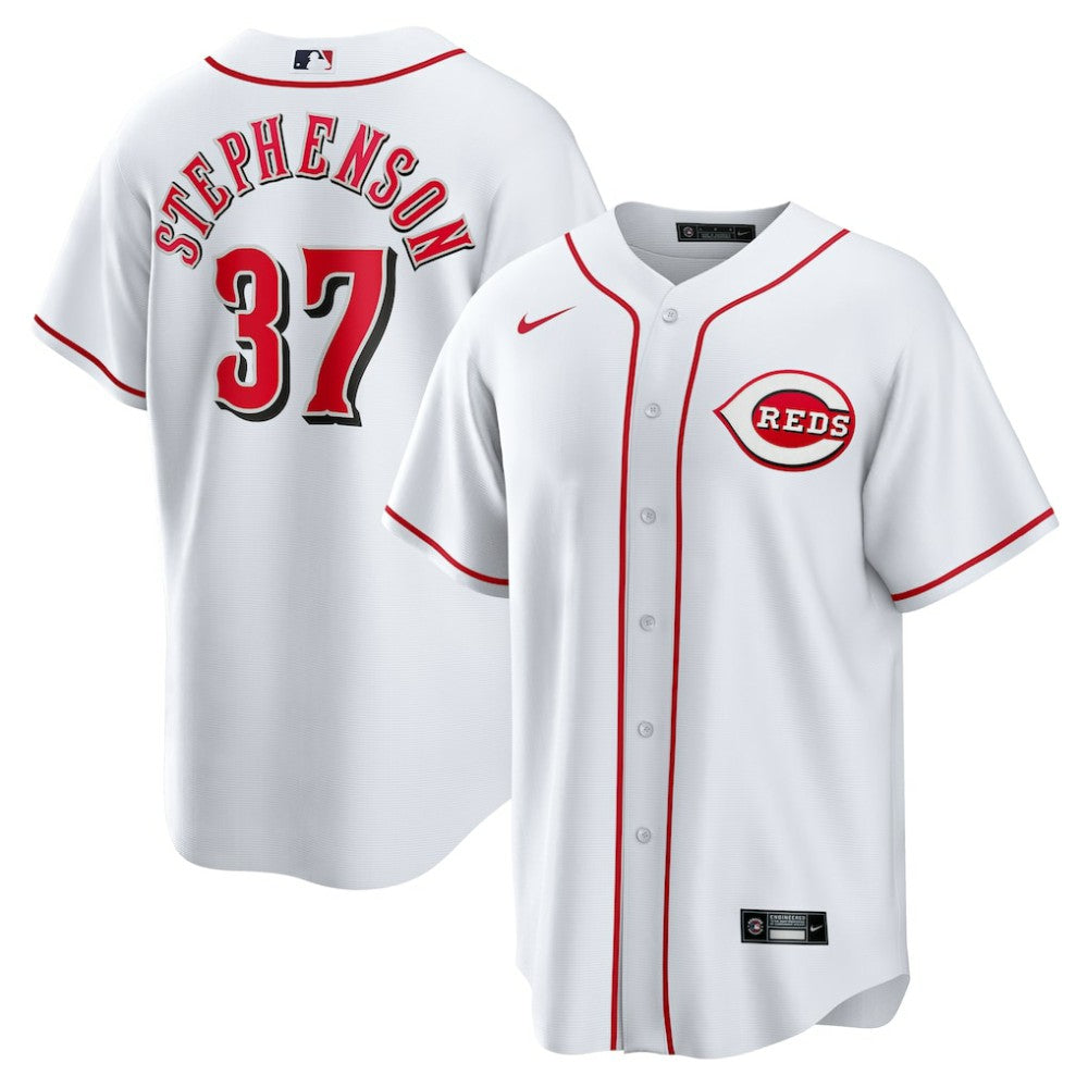 Tyler Stephenson Cincinnati Reds Home Replica Jersey White