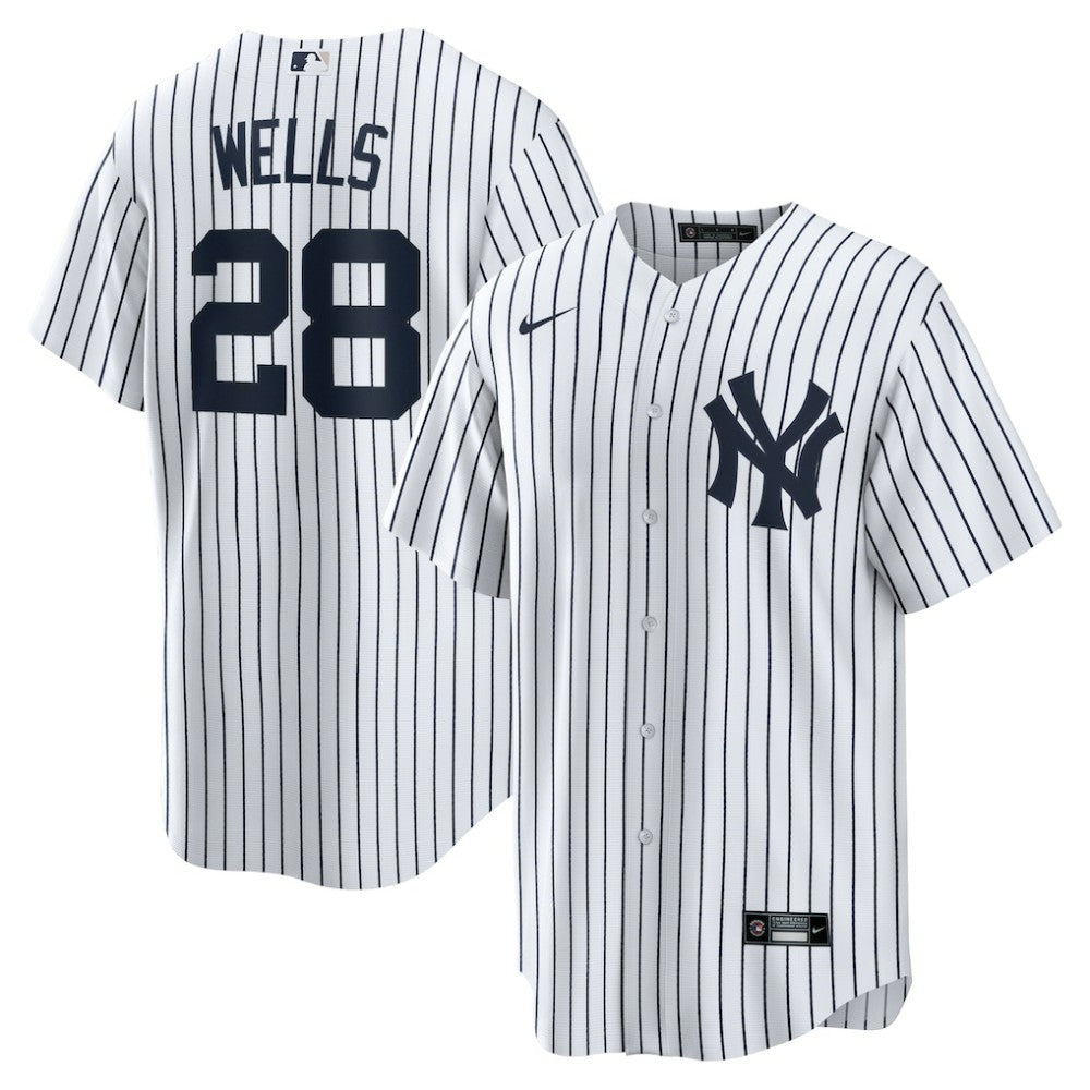Austin Wells New York Yankees Home Replica Jersey White