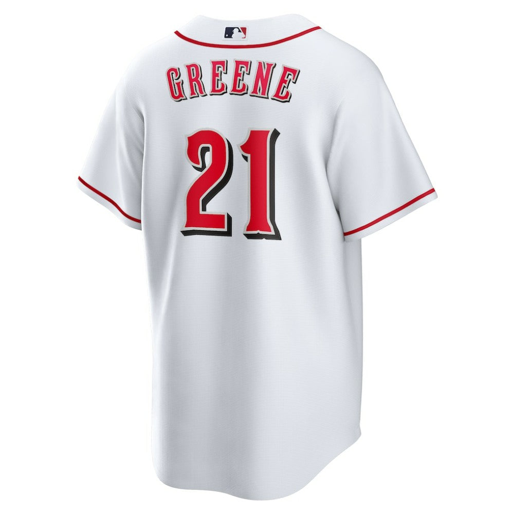 Hunter Greene Cincinnati Reds Home Replica Jersey White