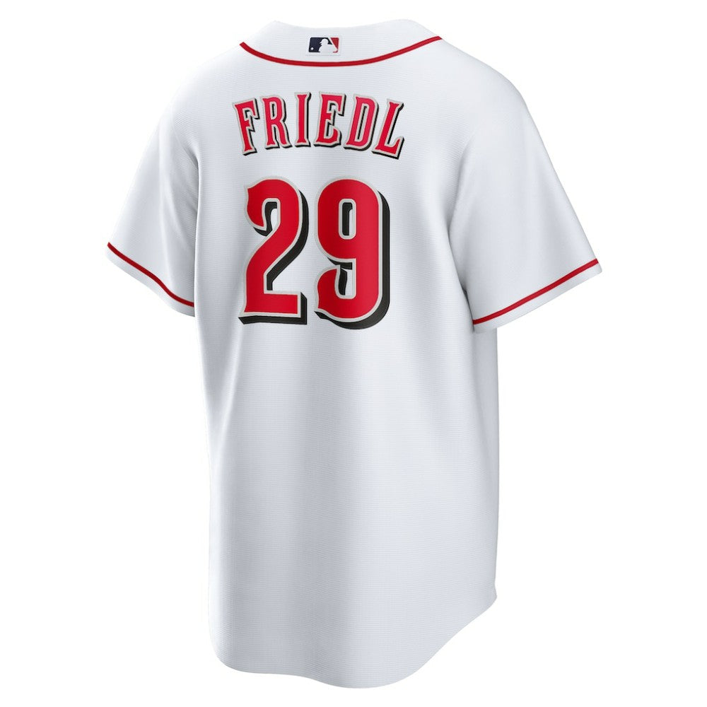 TJ Friedl Cincinnati Reds Home Replica Jersey White