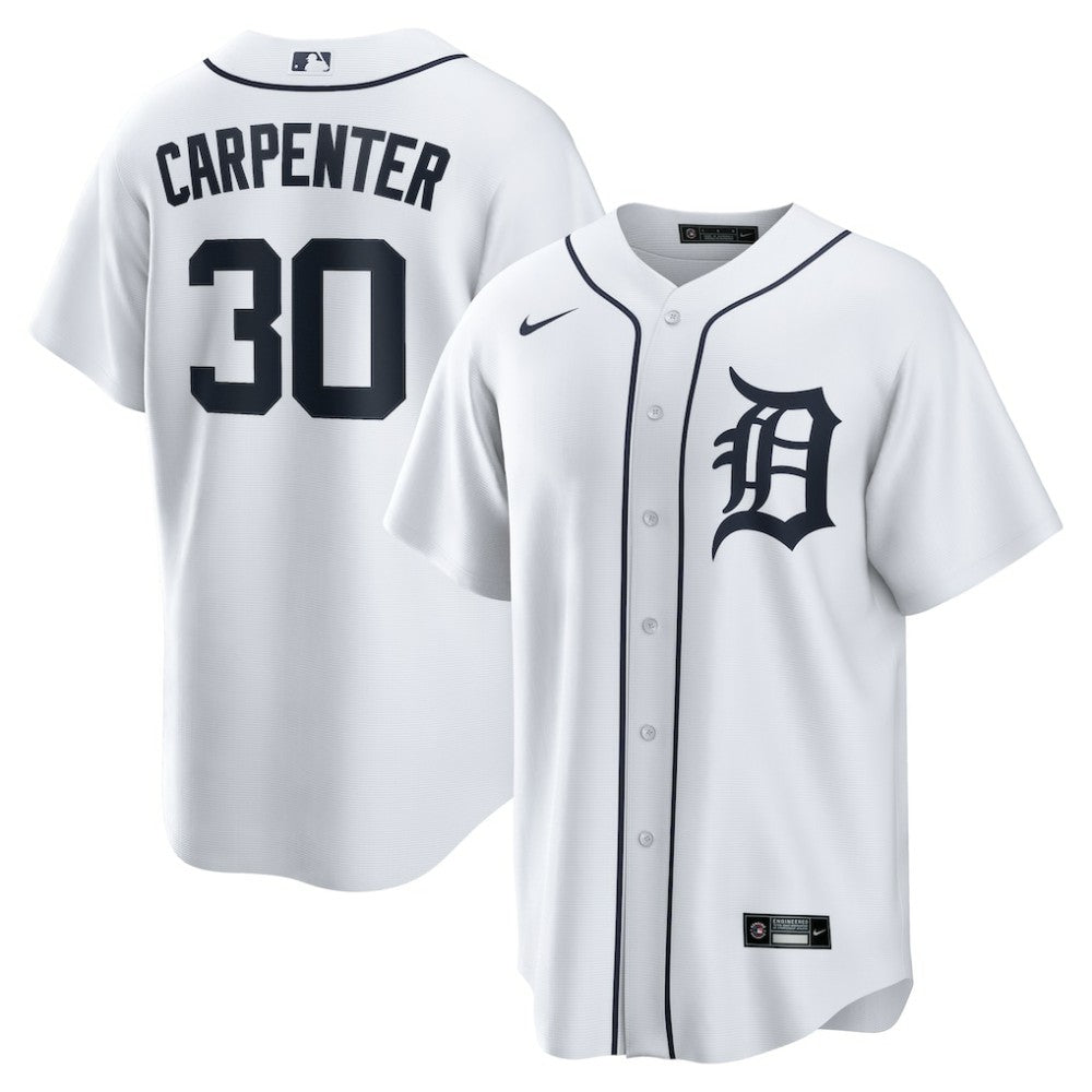 Kerry Carpenter Detroit Tigers Home Replica Jersey White