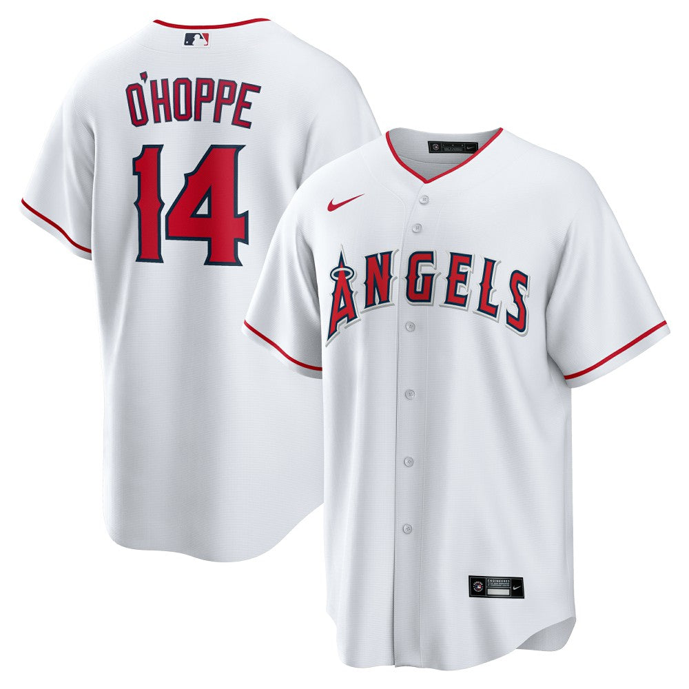 Logan O'Hoppe Los Angeles Angels Home Replica Jersey White