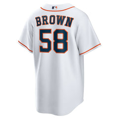 Hunter Brown Houston Astros Home Replica Jersey White