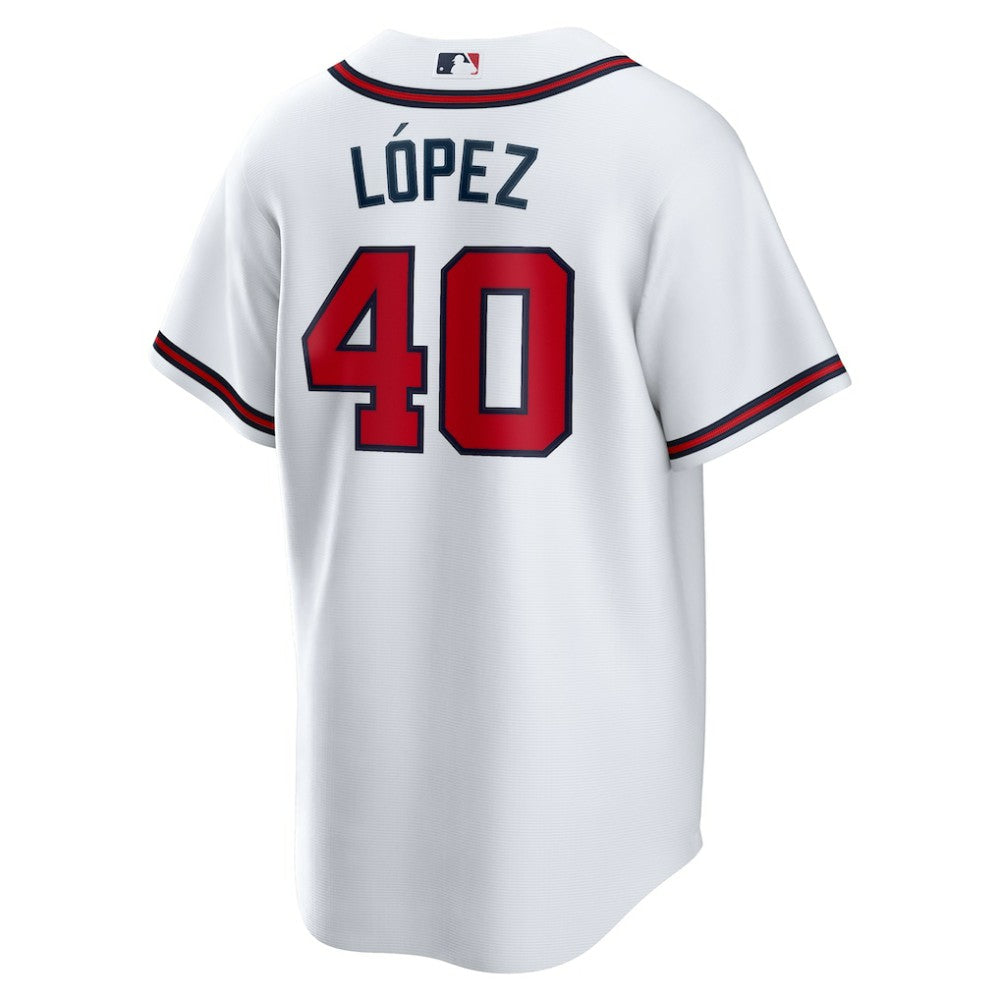 Reynaldo Lopez Atlanta Braves Home Replica Jersey White