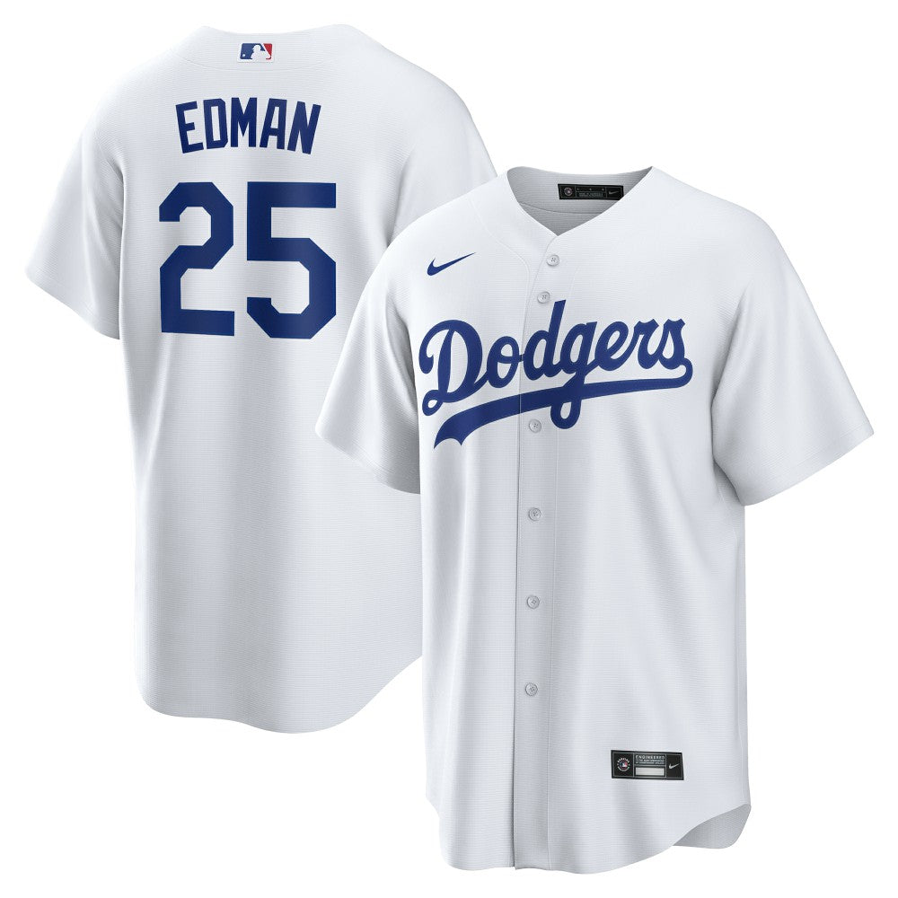 Tommy Edman Los Angeles Dodgers Home Replica Jersey White