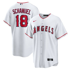 Nolan Schanuel Los Angeles Angels Home Replica Jersey White