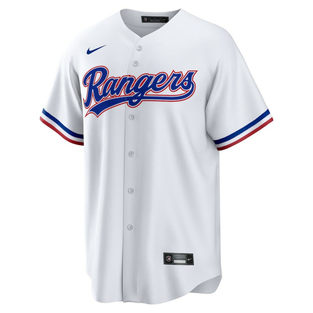 Jake Burger Texas Rangers Home Replica Jersey White