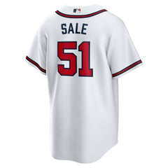 Chris Sale Atlanta Braves Home Replica Jersey White