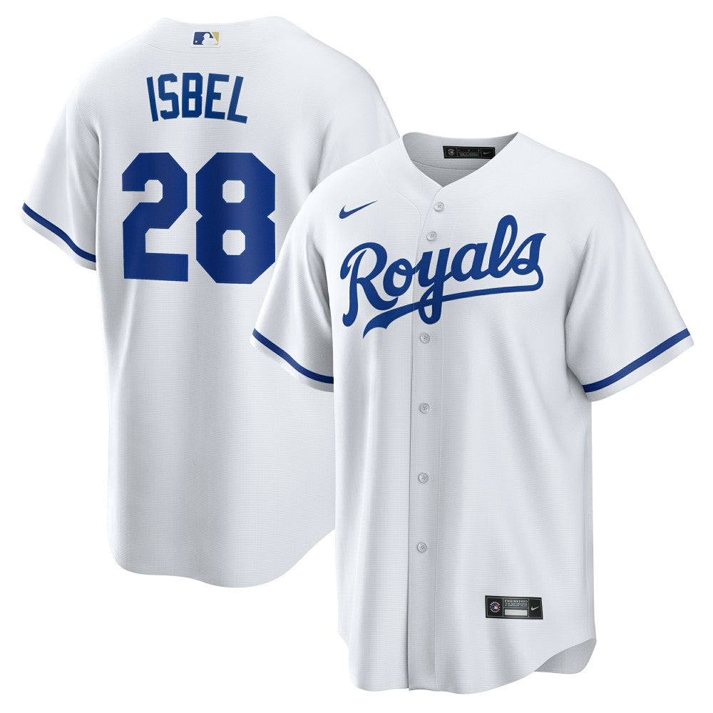 Kyle Isbel Kansas City Royals Home Replica Jersey White