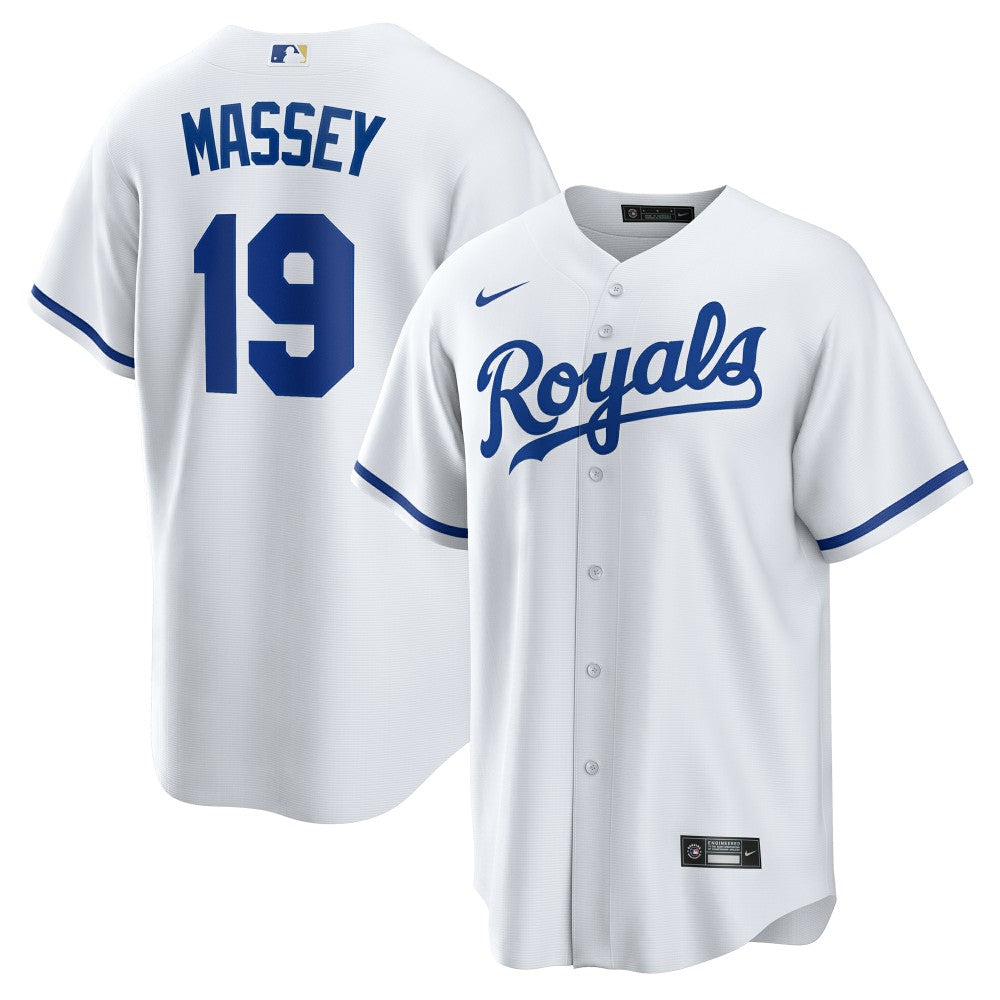 Michael Massey Kansas City Royals Home Replica Jersey White