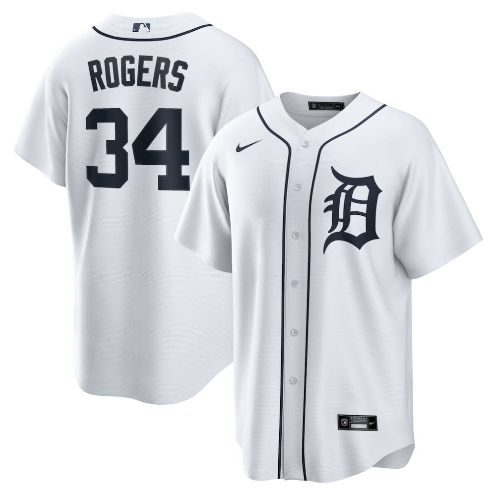 Jake Rogers Detroit Tigers Home Replica Jersey White