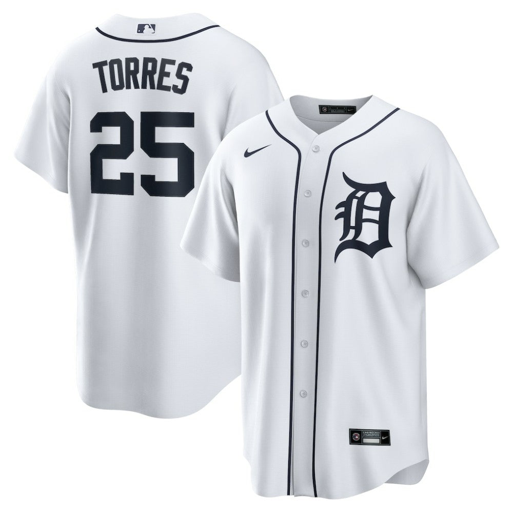 Gleyber Torres Detroit Tigers Home Replica Jersey White