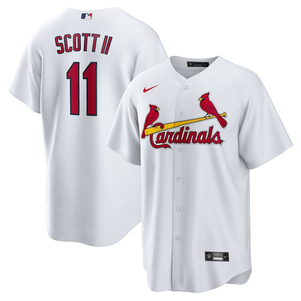 Victor Scott II St. Louis Cardinals Home Replica Jersey White