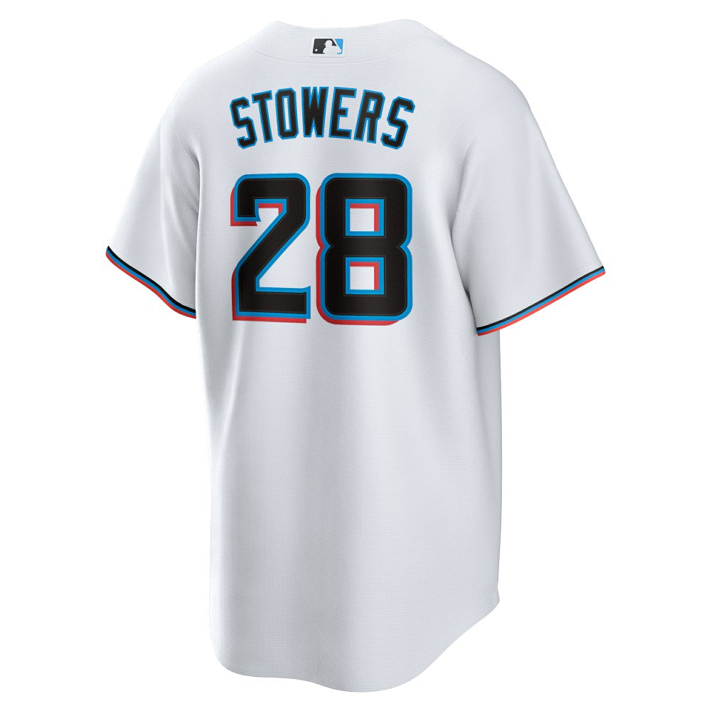 Kyle Stowers Miami Marlins Home Replica Jersey White