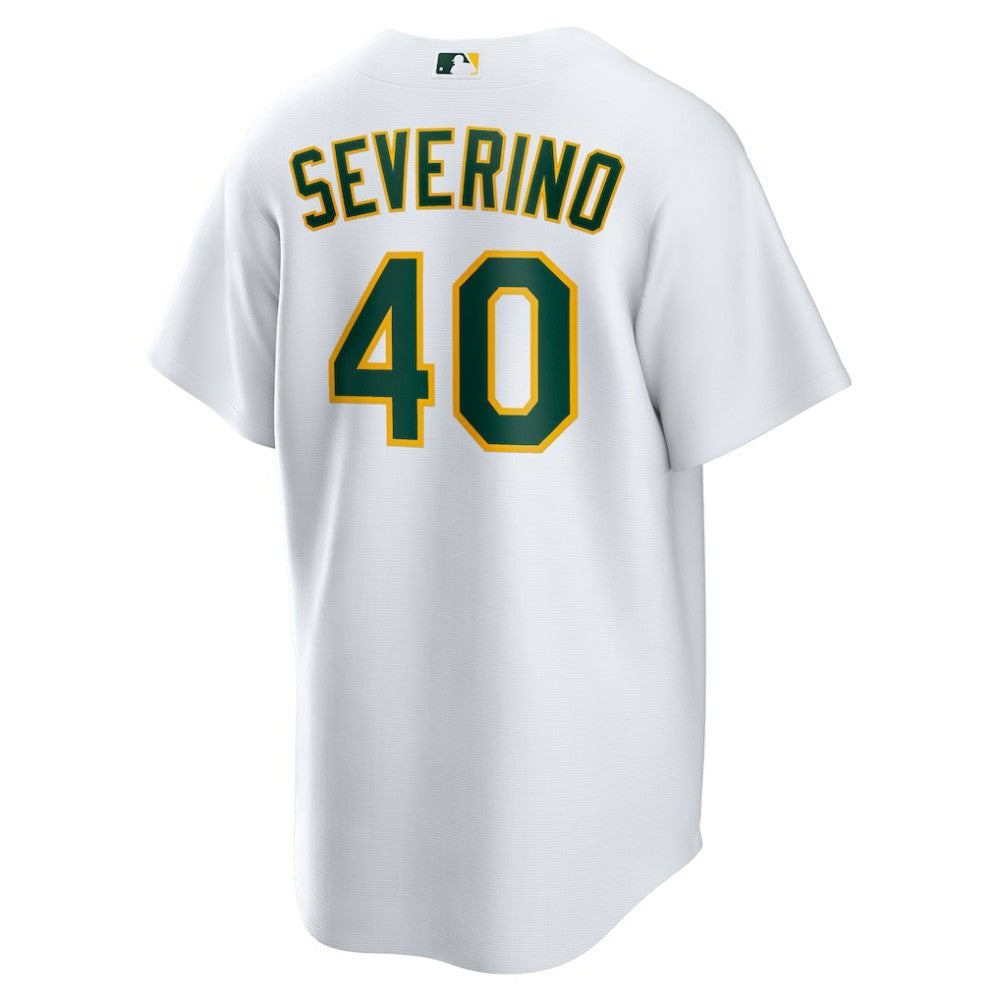 Luis Severino Athletics Home Replica Jersey White