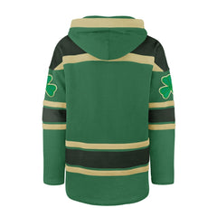 New York Rangers '47 St. Patrick's Day McLucky Superior Lacer Pullover Hoodie - Kelly Green Hoodies