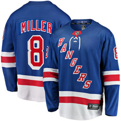 J.T. Miller New York Rangers Fanatics Home Breakaway Jersey - Blue Jerseys