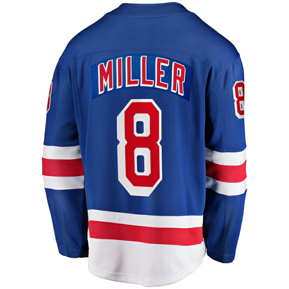 J.T. Miller New York Rangers Fanatics Home Breakaway Jersey - Blue Jerseys