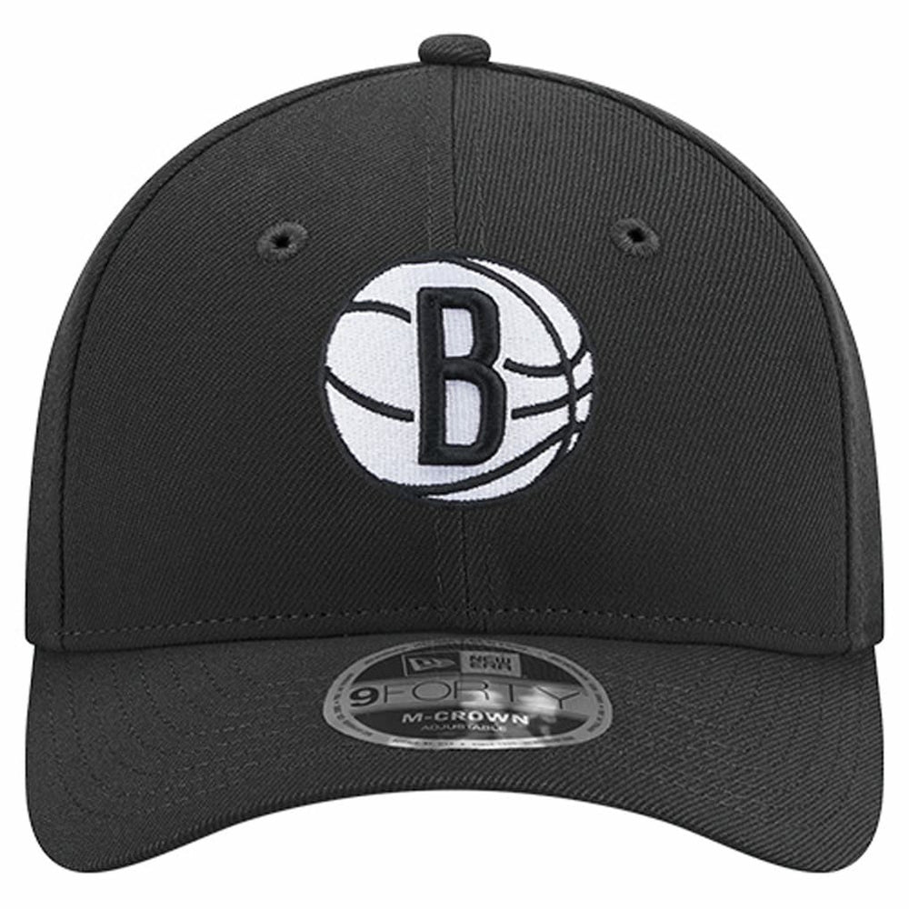 Brooklyn Nets 9FORTY Stock M-Crown Adjustable Hat - Black on sale